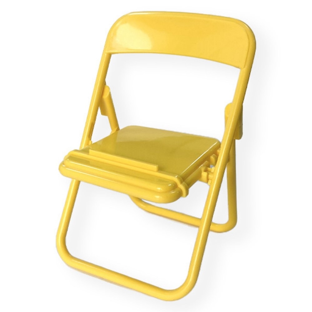 Chair/stand for the mobile phone Yellow
