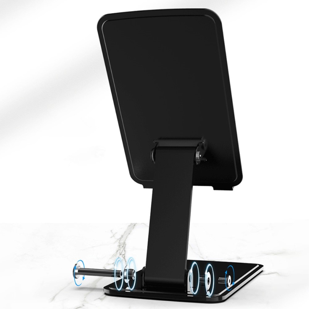 Foldable Table Stand for Mobile/Tablet Black