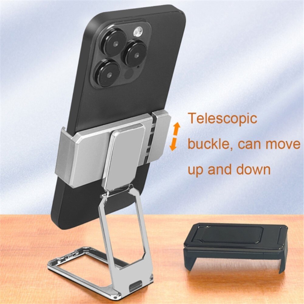 Magnetic Foldable Table Stand for Mobile Black