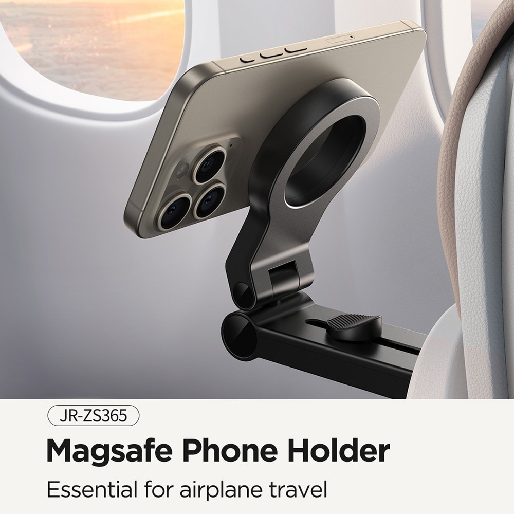 JR-ZS365 Universal MagSafe Travel Phone Holder Black