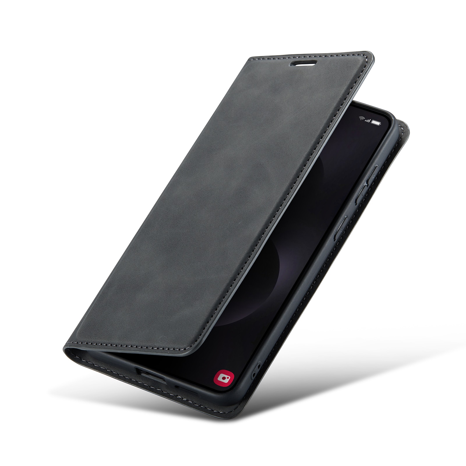 Samsung Galaxy S25 Edge Slim Wallet Case Black