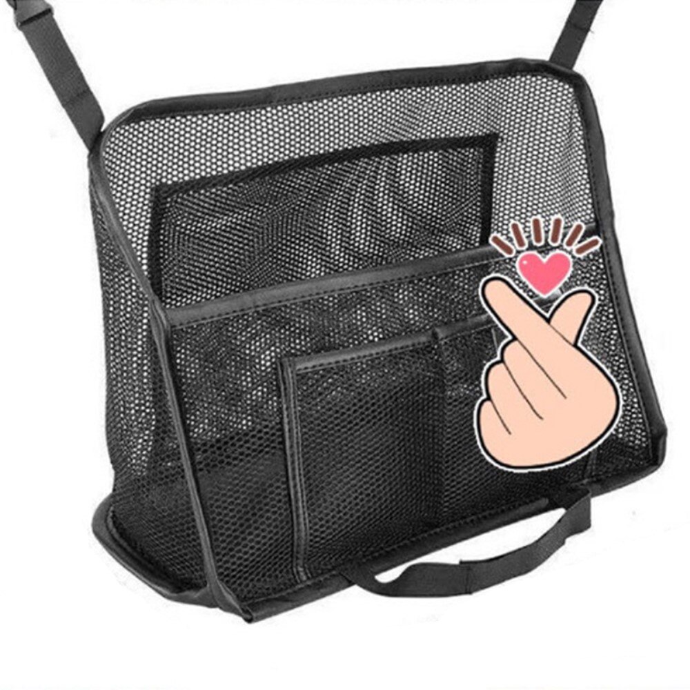 Car Seat Organizer Bag Black