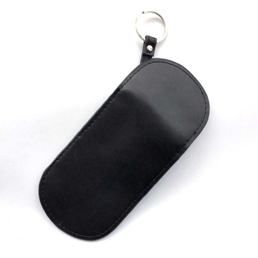 Car Key Case w.  RFID protection Leather Black