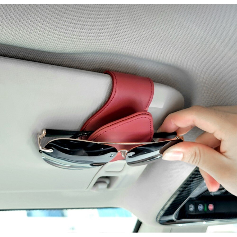 Car Sun Visor Holder for Glasses Black