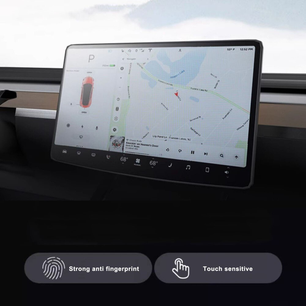 Tesla Model Y/3 Matte Tempered Glass Screen Protector