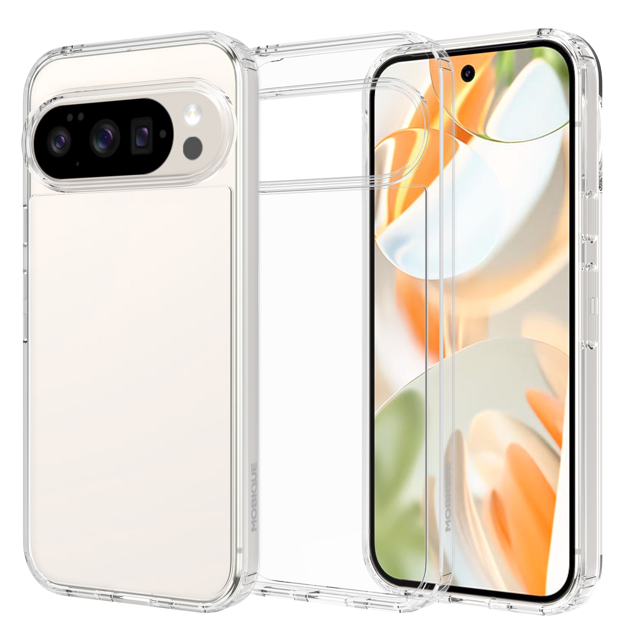 Google Pixel 10 Pro XL Hybrid Case Transparent
