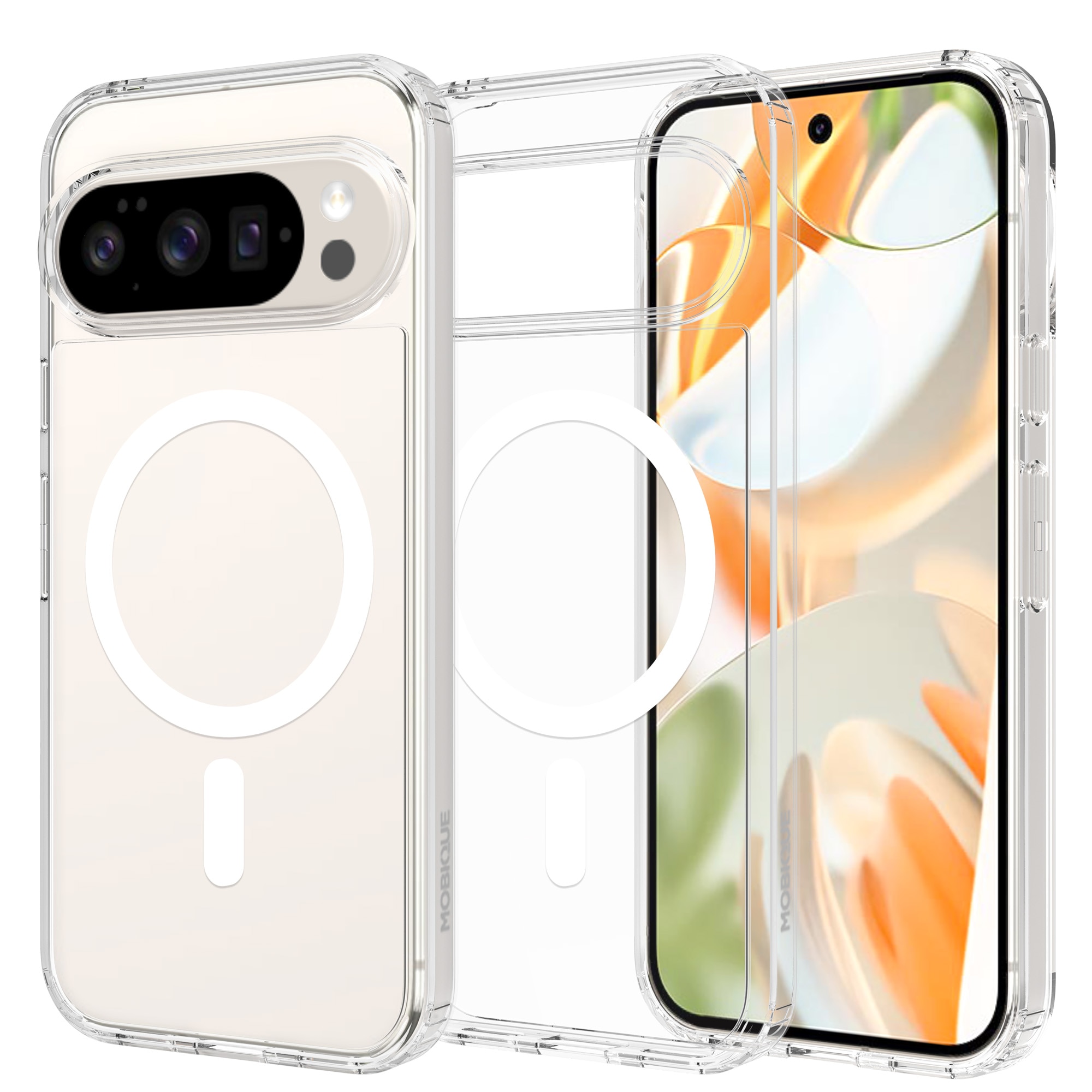 Hybrid Case MagSafe Google Pixel 10 Pro XL Transparent