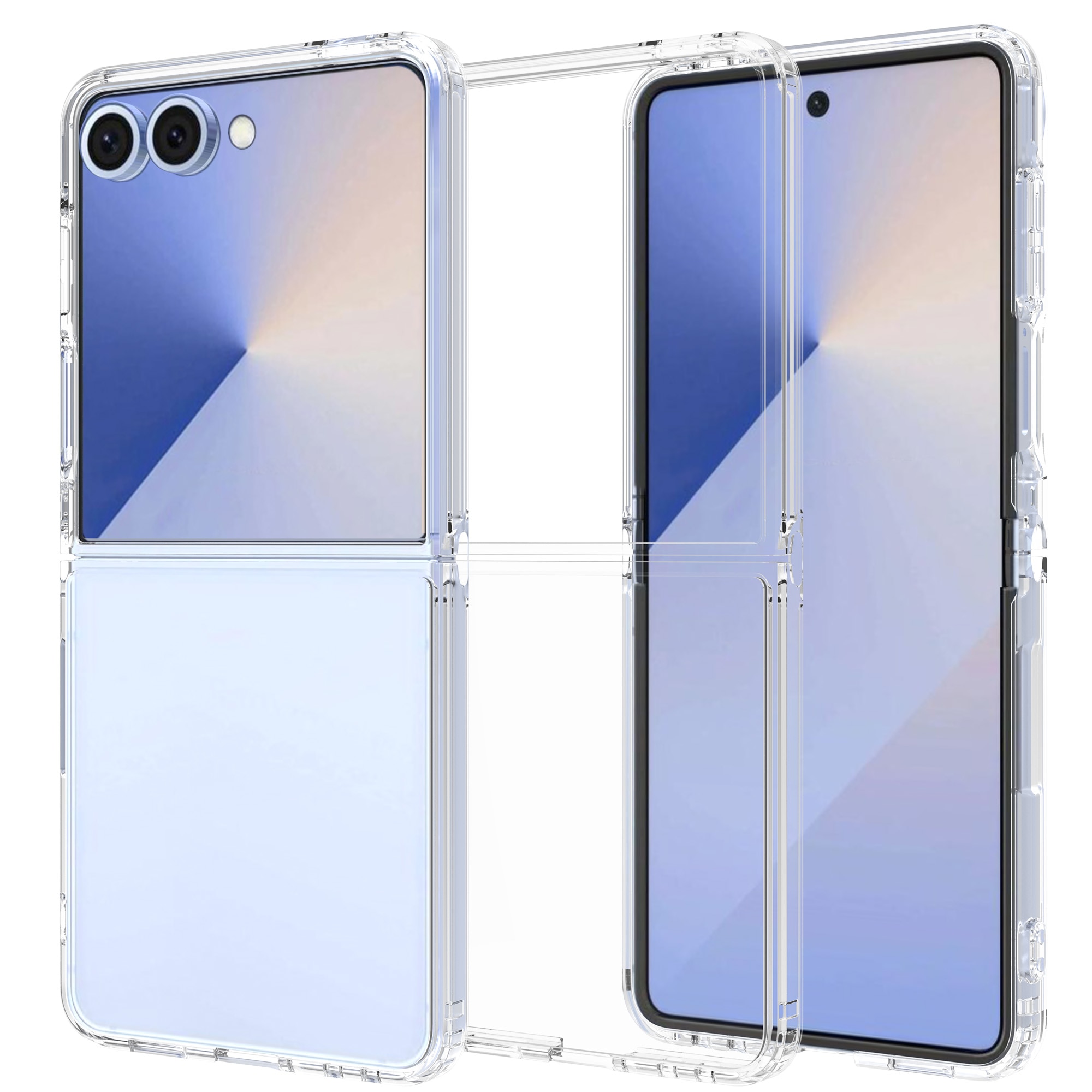 Samsung Galaxy Z Flip 7 Hybrid Case Transparent