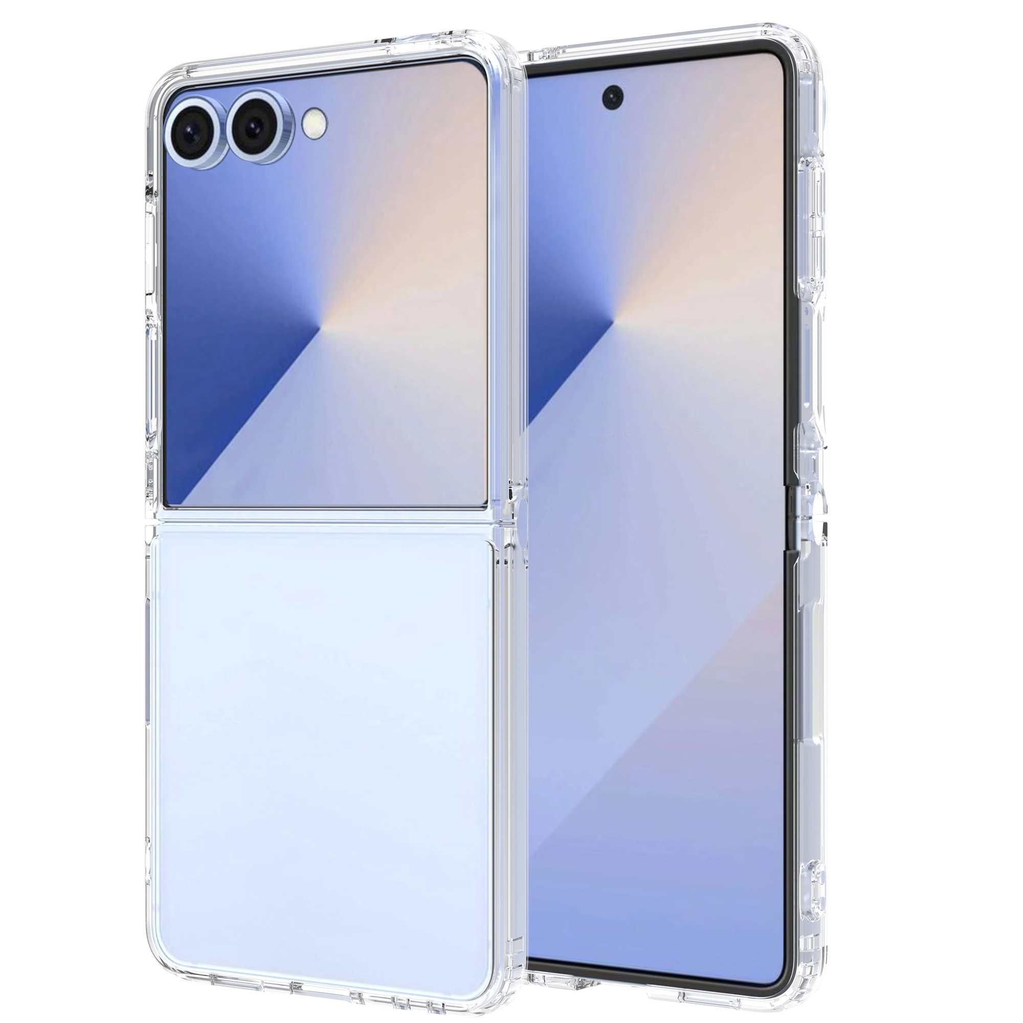 Samsung Galaxy Z Flip 7 Hybrid Case Transparent