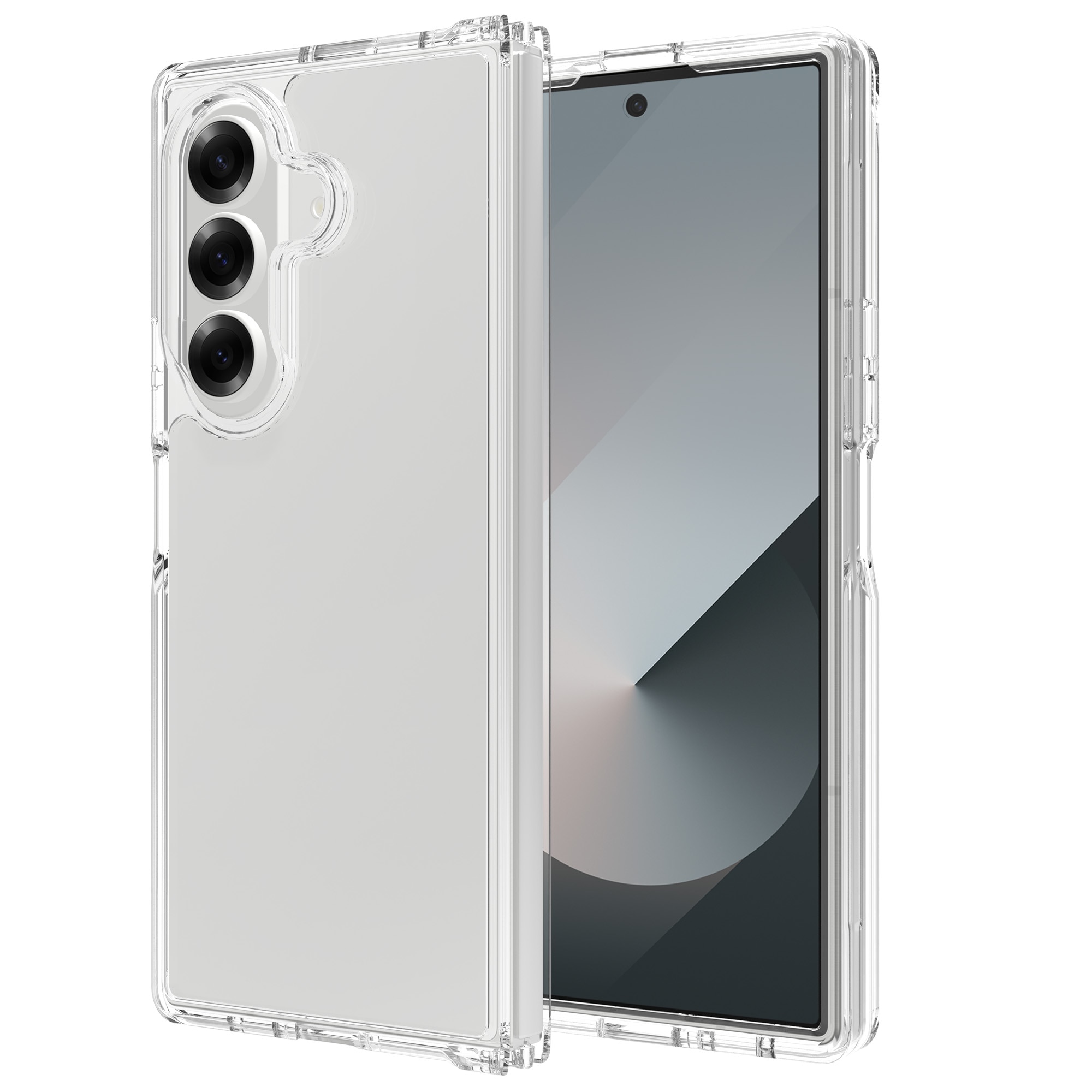 Samsung Galaxy Z Fold 7 Hybrid Case Transparent