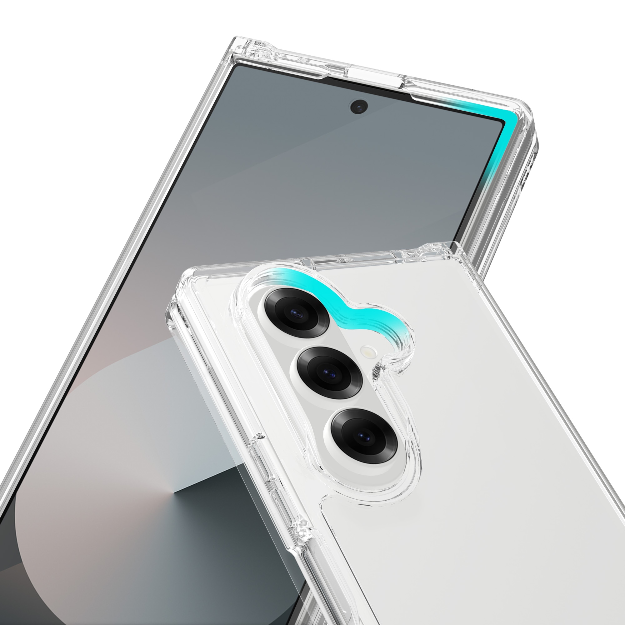 Samsung Galaxy Z Fold 7 Hybrid Case Transparent