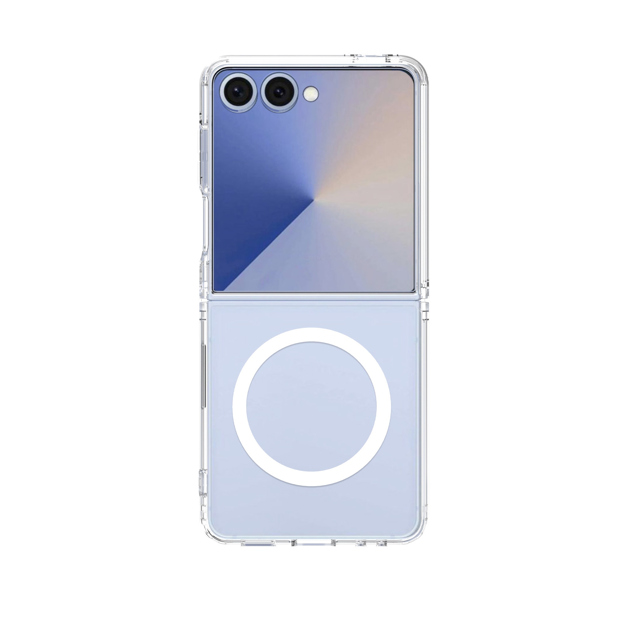 Hybrid Case MagSafe Samsung Galaxy Z Flip 7 Transparent