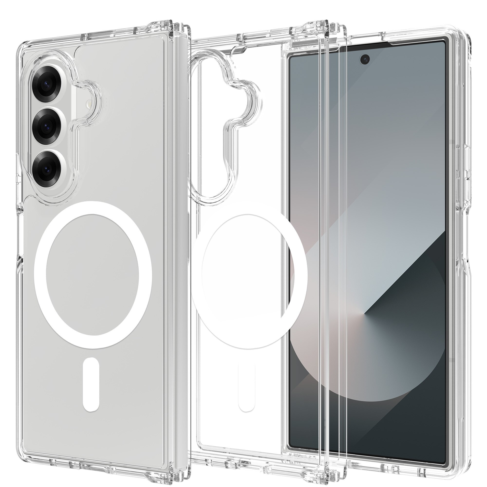 Hybrid Case MagSafe Samsung Galaxy Z Fold 7 Transparent