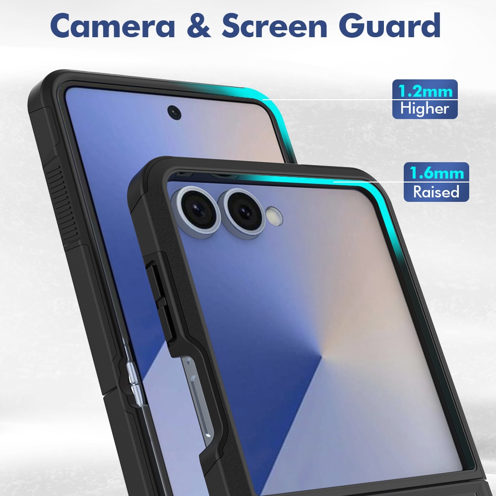 Samsung Galaxy Z Flip 7 Off-road Hybrid Case Black