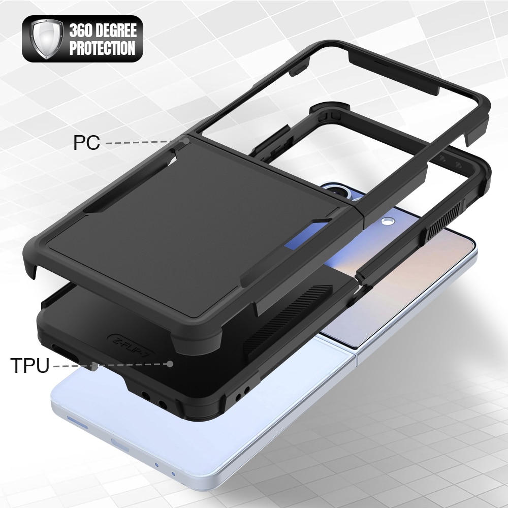 Samsung Galaxy Z Flip 7 Off-road Hybrid Case Black
