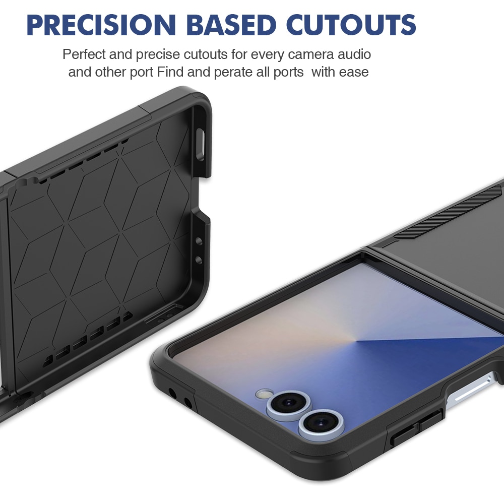 Samsung Galaxy Z Flip 7 Off-road Hybrid Case Black