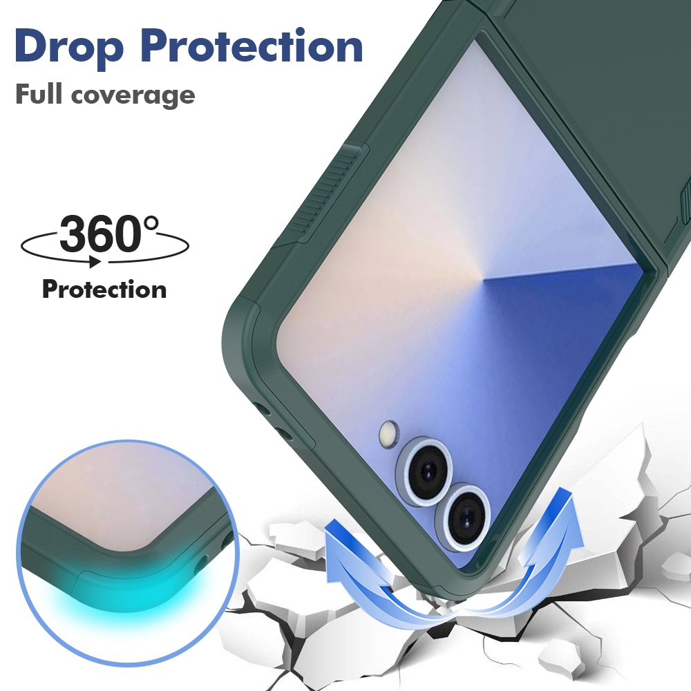 Samsung Galaxy Z Flip 7 Off-road Hybrid Case Green