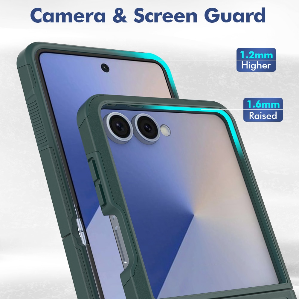 Samsung Galaxy Z Flip 7 Off-road Hybrid Case Green