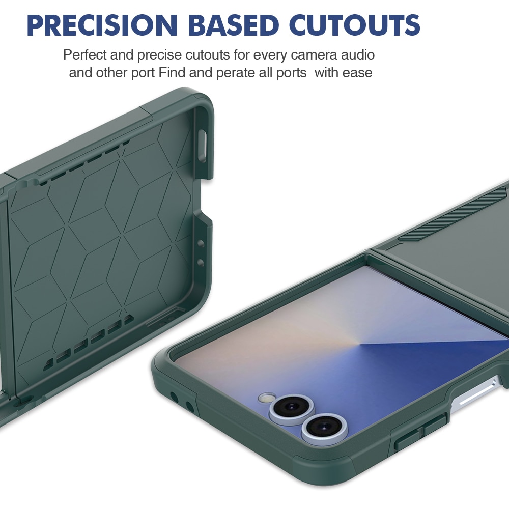 Samsung Galaxy Z Flip 7 Off-road Hybrid Case Green