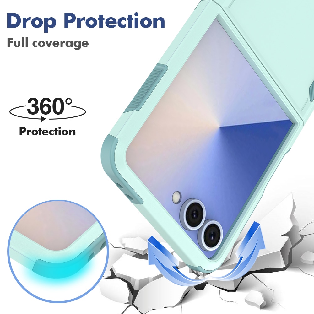 Samsung Galaxy Z Flip 7 Off-road Hybrid Case Mint Green