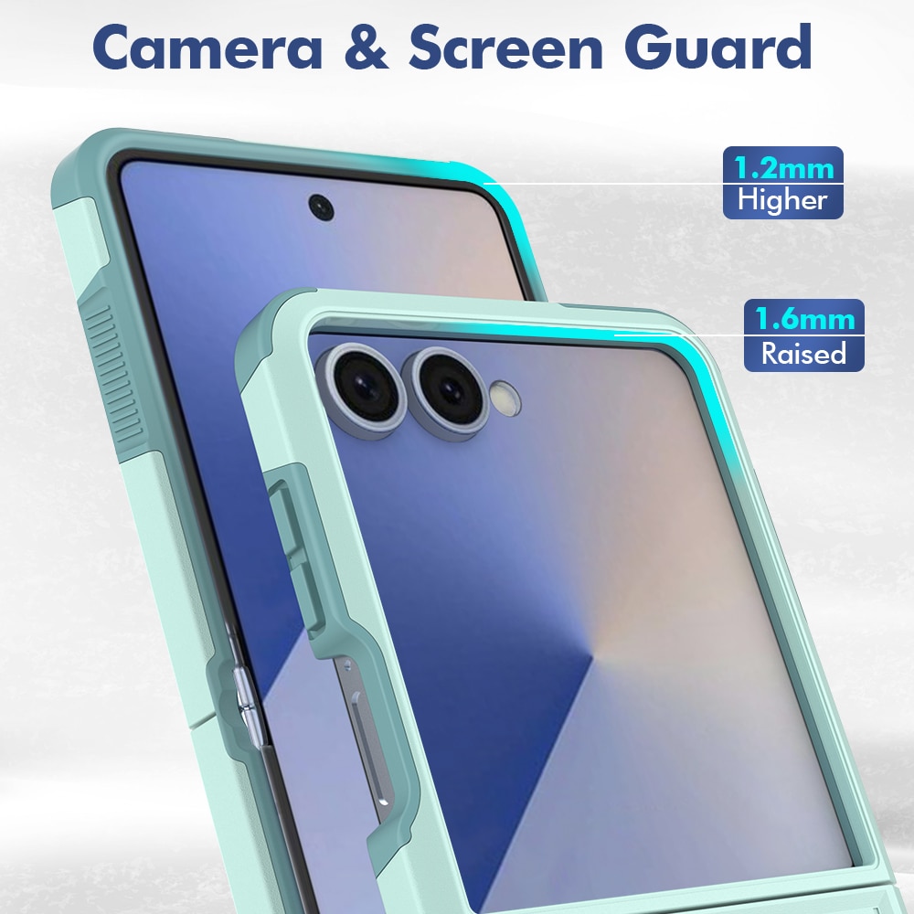 Samsung Galaxy Z Flip 7 Off-road Hybrid Case Mint Green