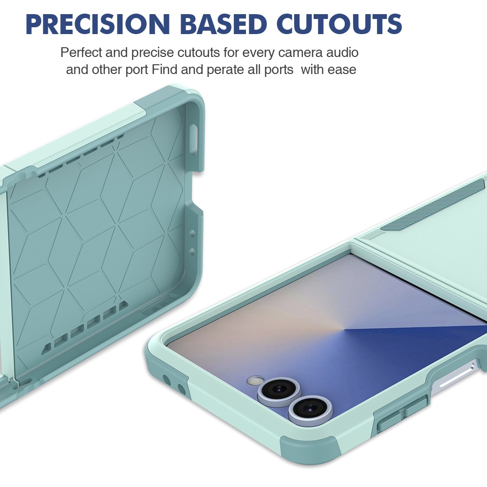 Samsung Galaxy Z Flip 7 Off-road Hybrid Case Mint Green