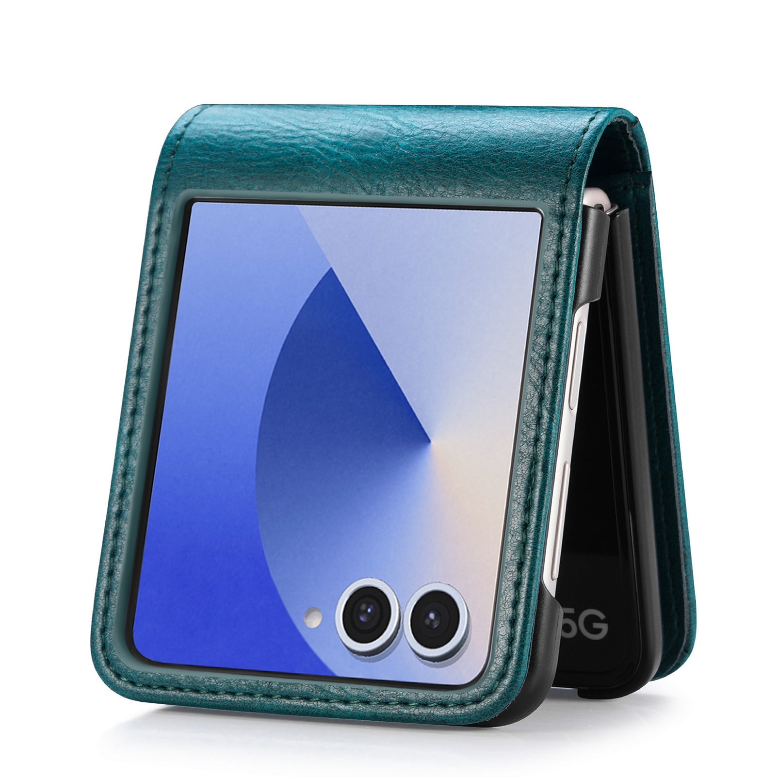 Samsung Galaxy Z Flip 7 Wallet Book Cover Green