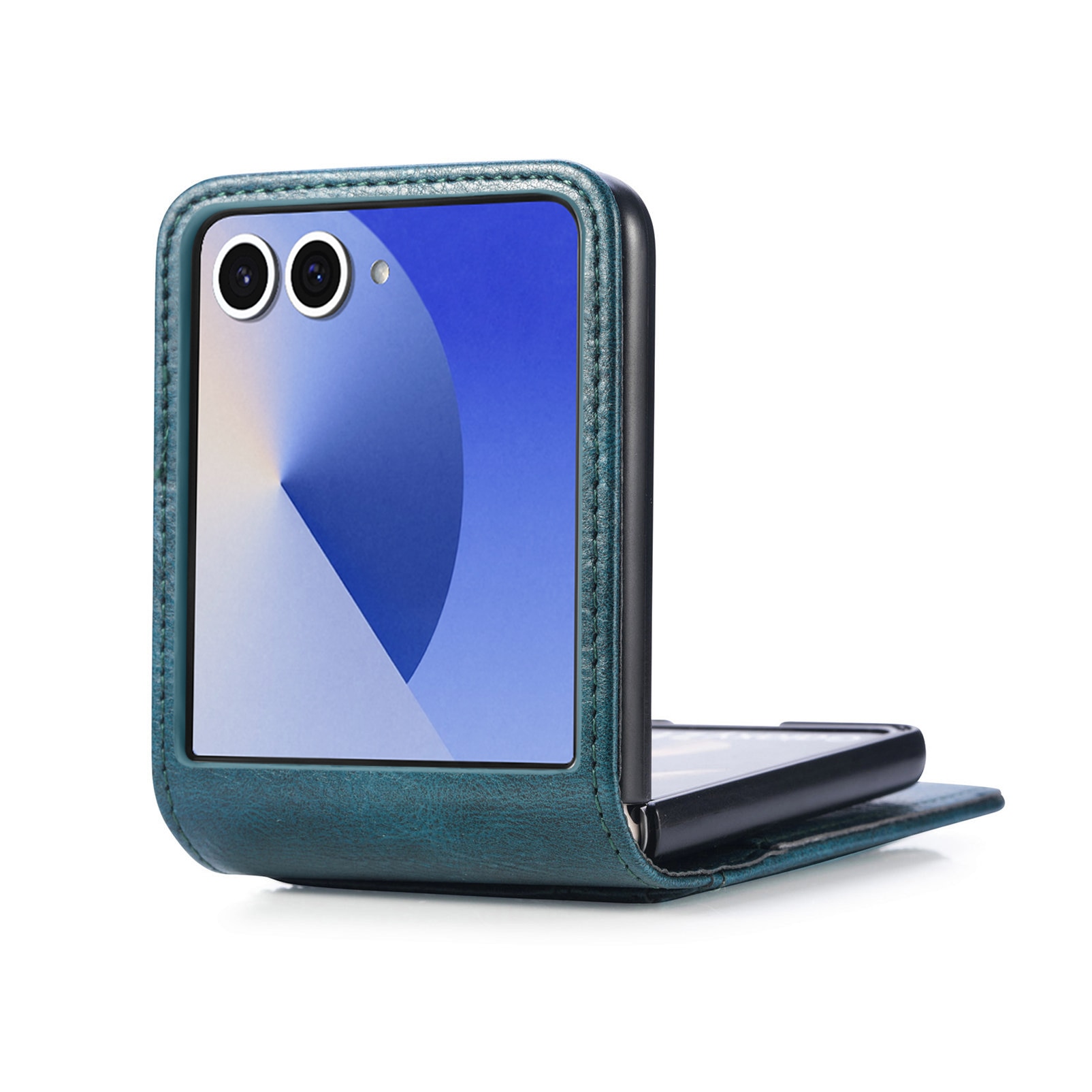 Samsung Galaxy Z Flip 7 Wallet Book Cover Green
