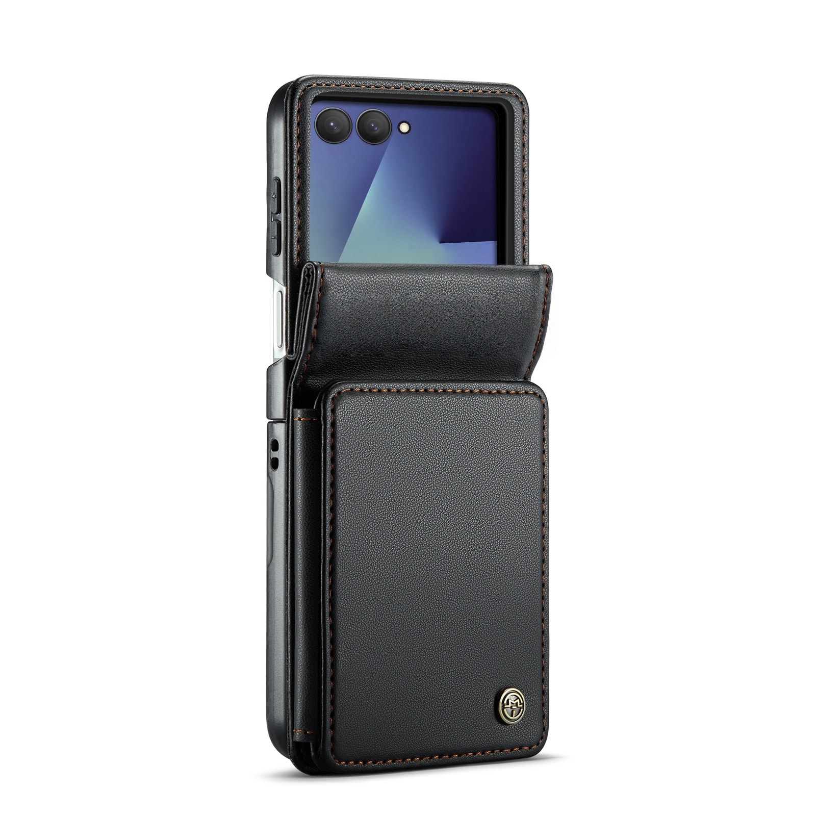 Samsung Galaxy Z Flip 7 RFID blocking Wallet Cover Black