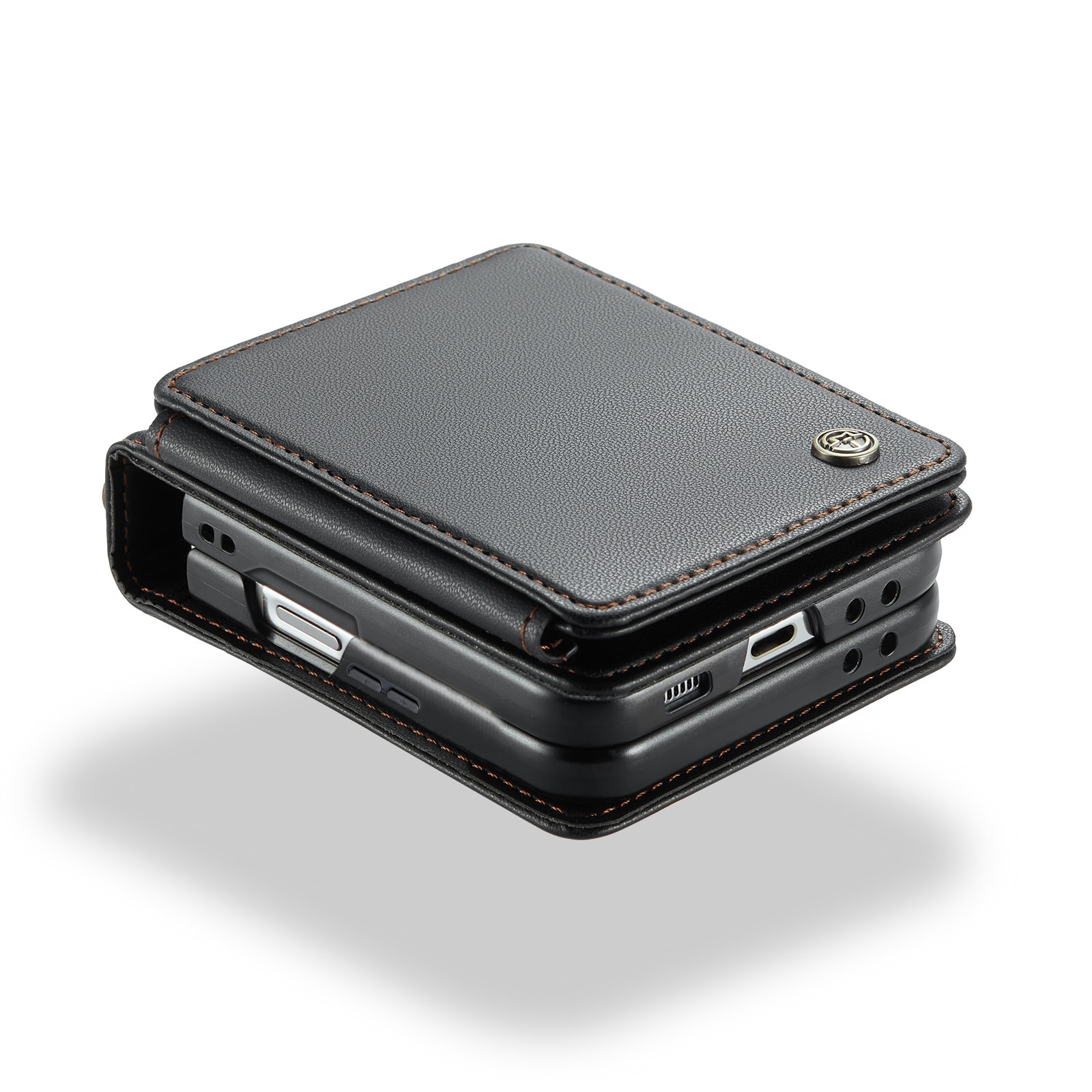 Samsung Galaxy Z Flip 7 RFID blocking Wallet Cover Black