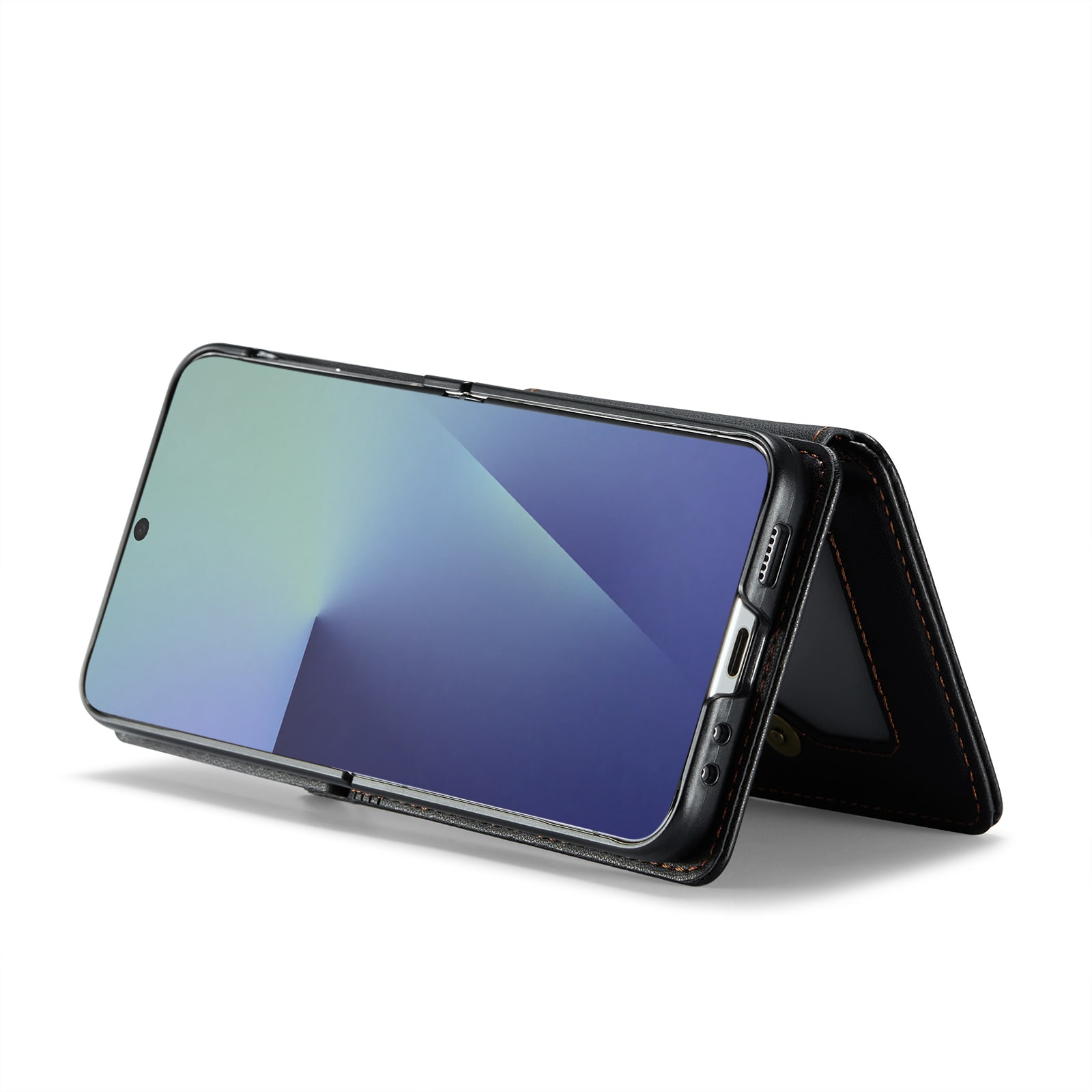 Samsung Galaxy Z Flip 7 RFID blocking Wallet Cover Black