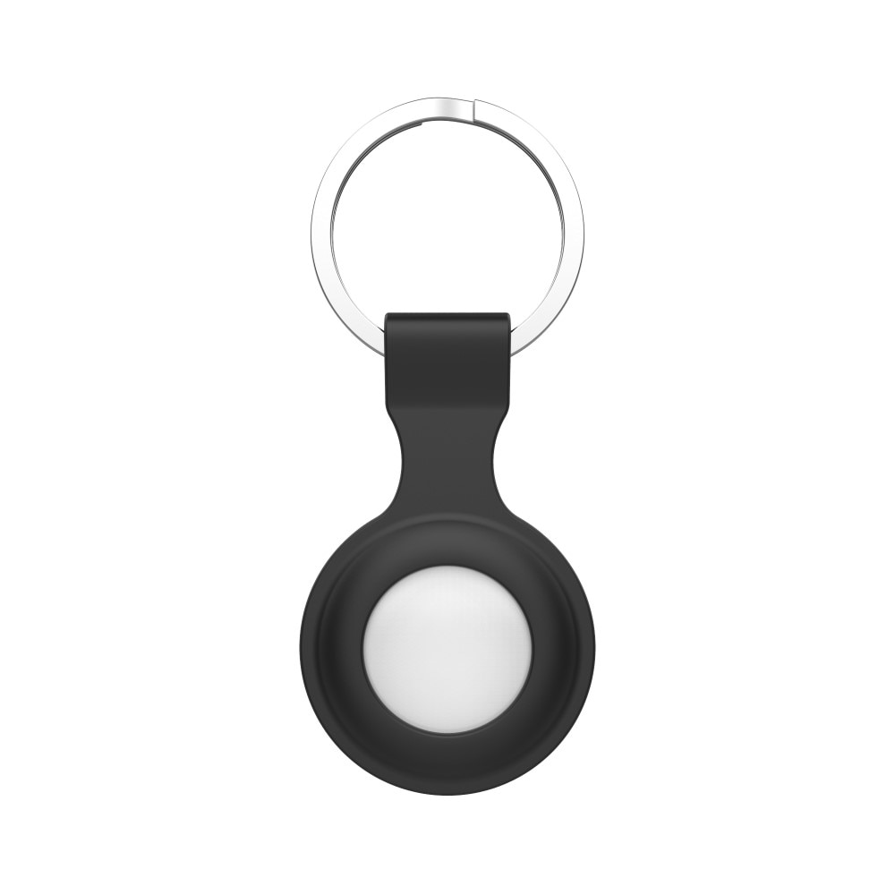 AirTag Silicone Key Ring Black