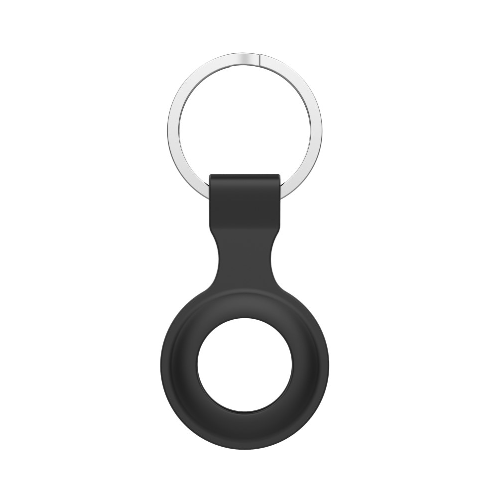 AirTag Silicone Key Ring Black