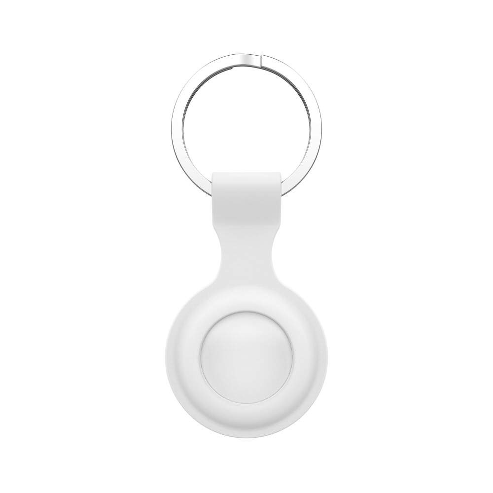 AirTag Silicone Case/ Key Ring White