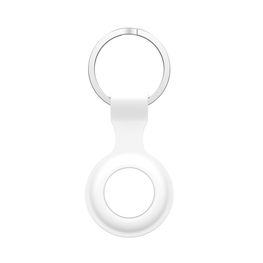 AirTag Silicone Case/ Key Ring White