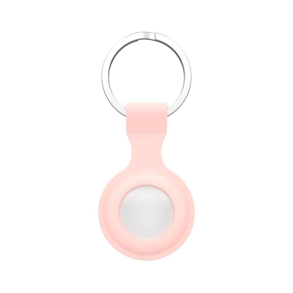 AirTag Silicone Key Ring Pink