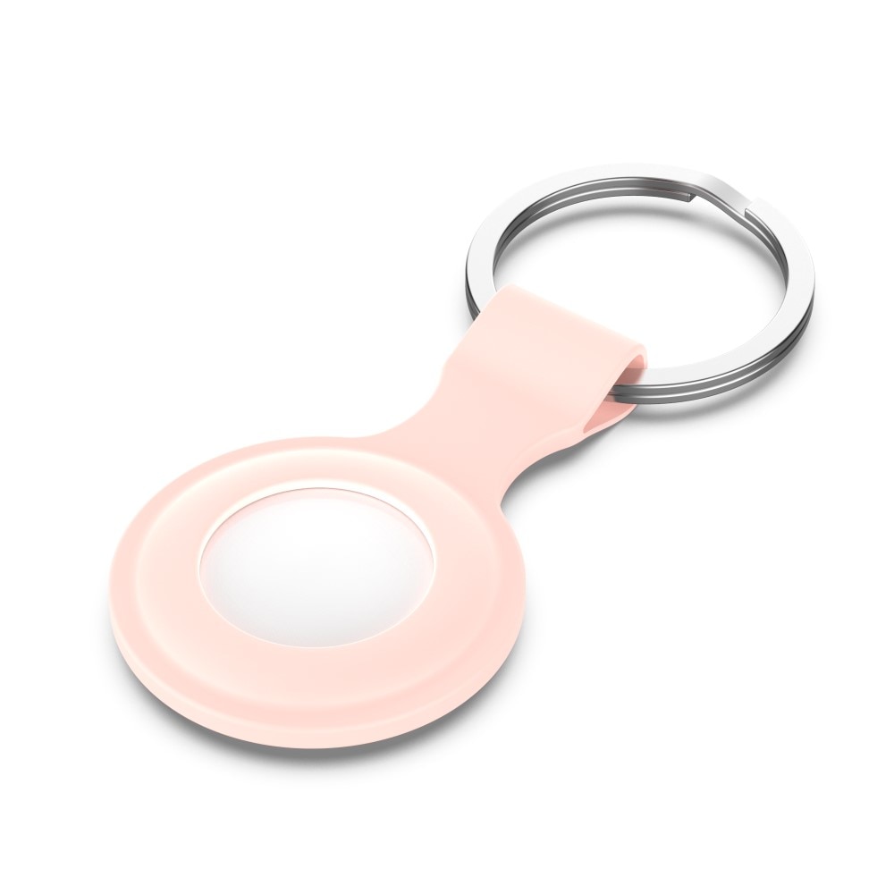 AirTag Silicone Key Ring Pink