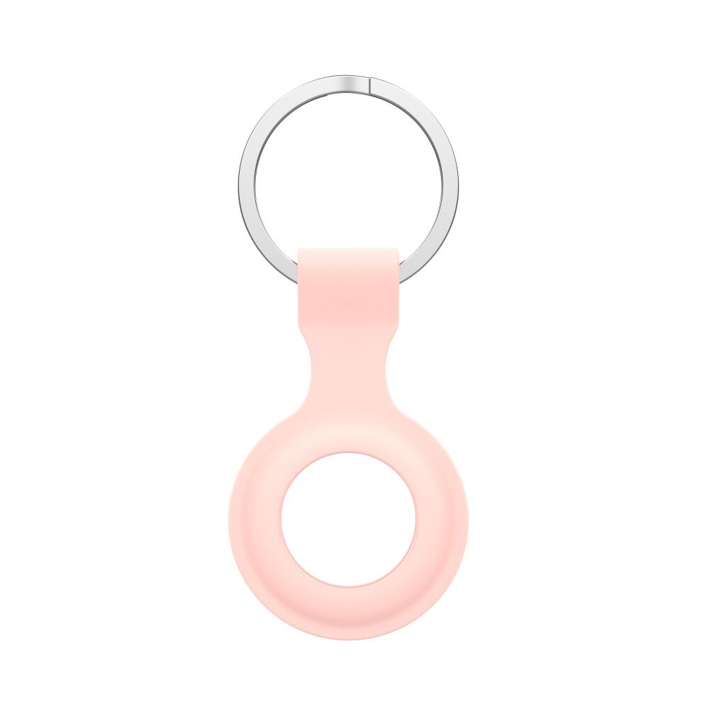 AirTag Silicone Key Ring Pink