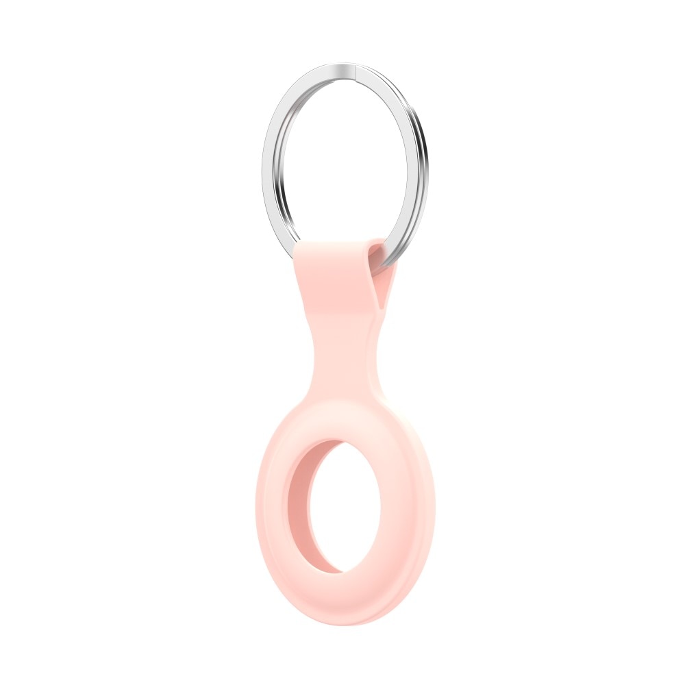 AirTag Silicone Key Ring Pink