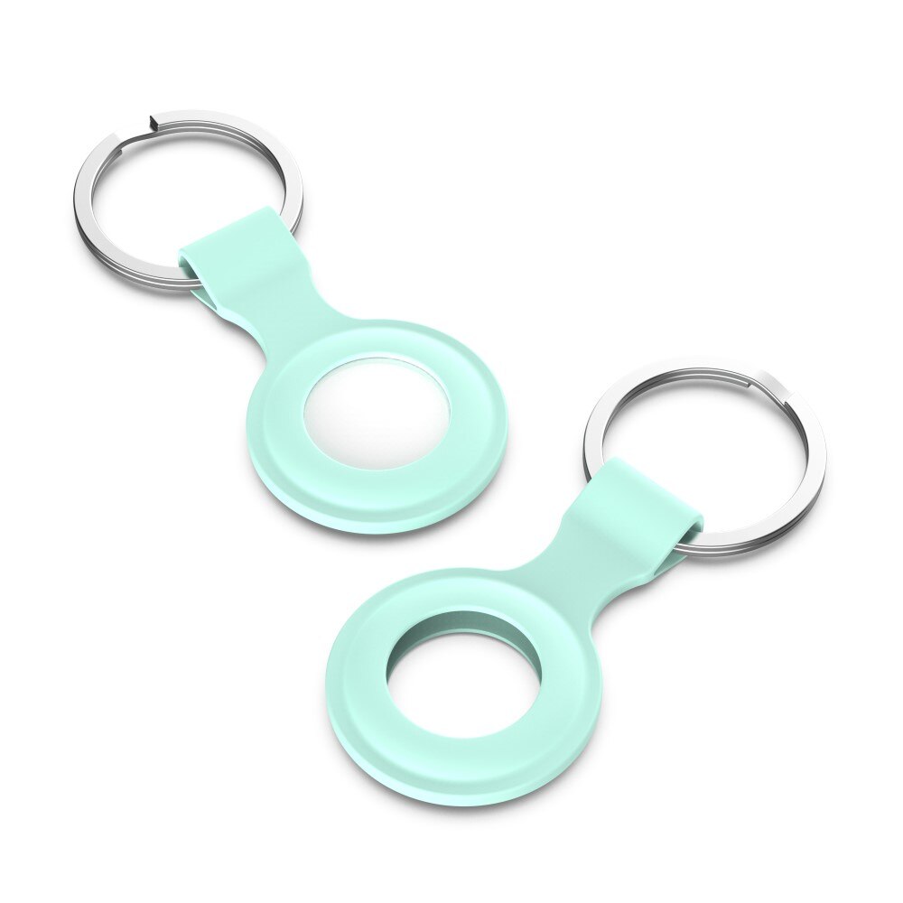 AirTag Silicone Key Ring Blue