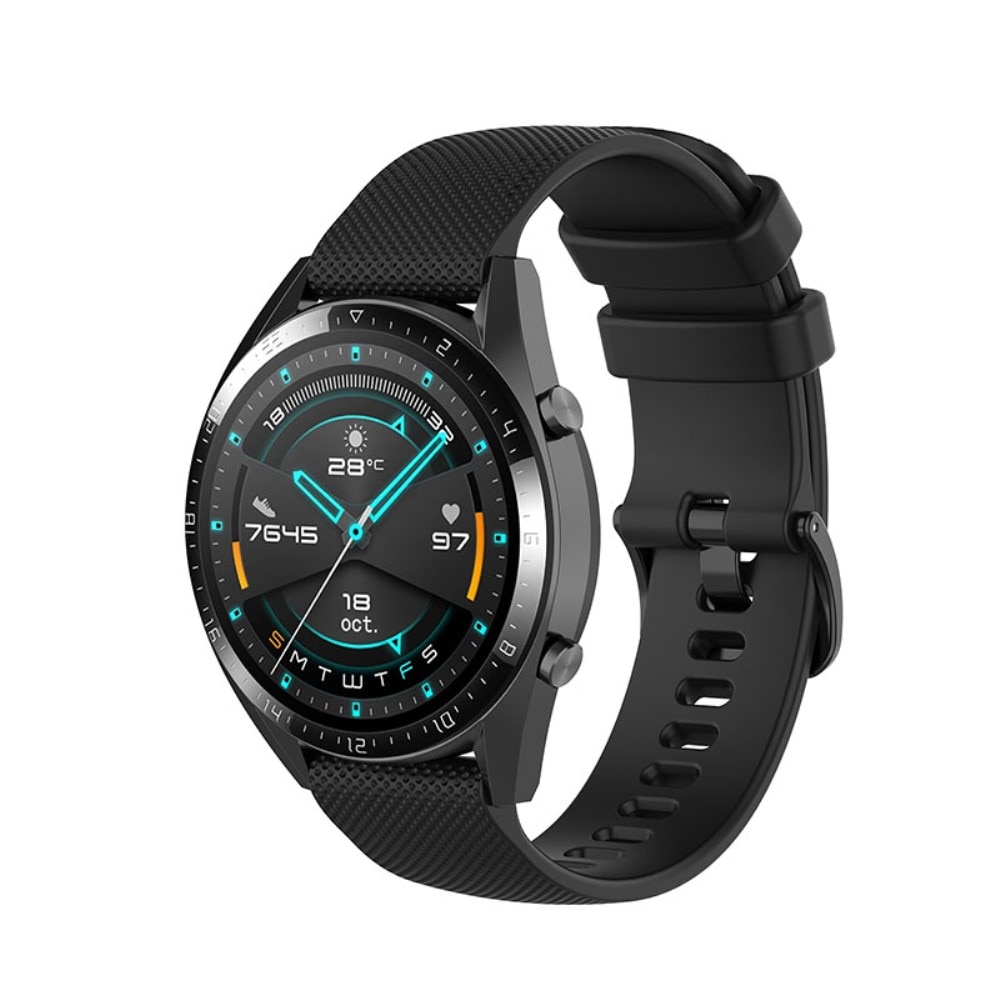 Huawei Watch GT 2/3 42mm Silicone Band Black