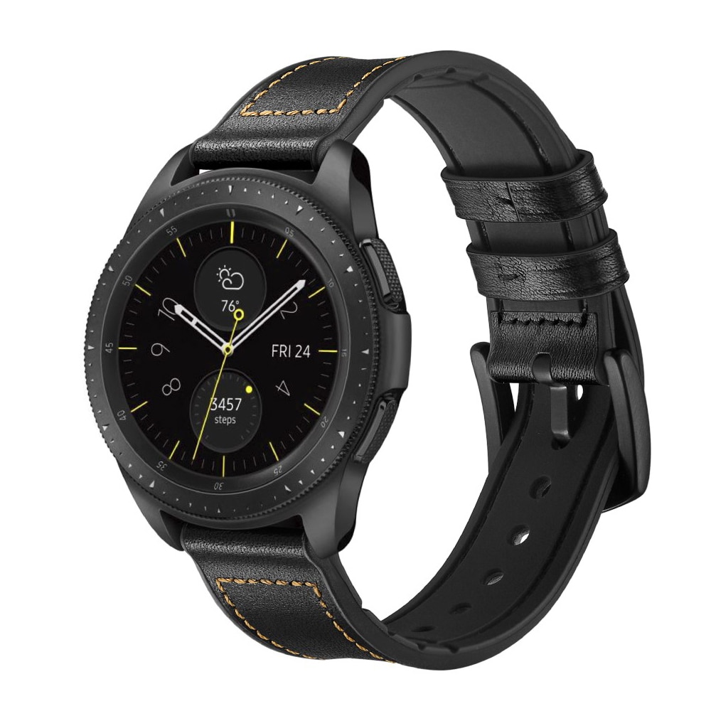 Samsung Galaxy Watch 5 Pro Premium Leather Band Black