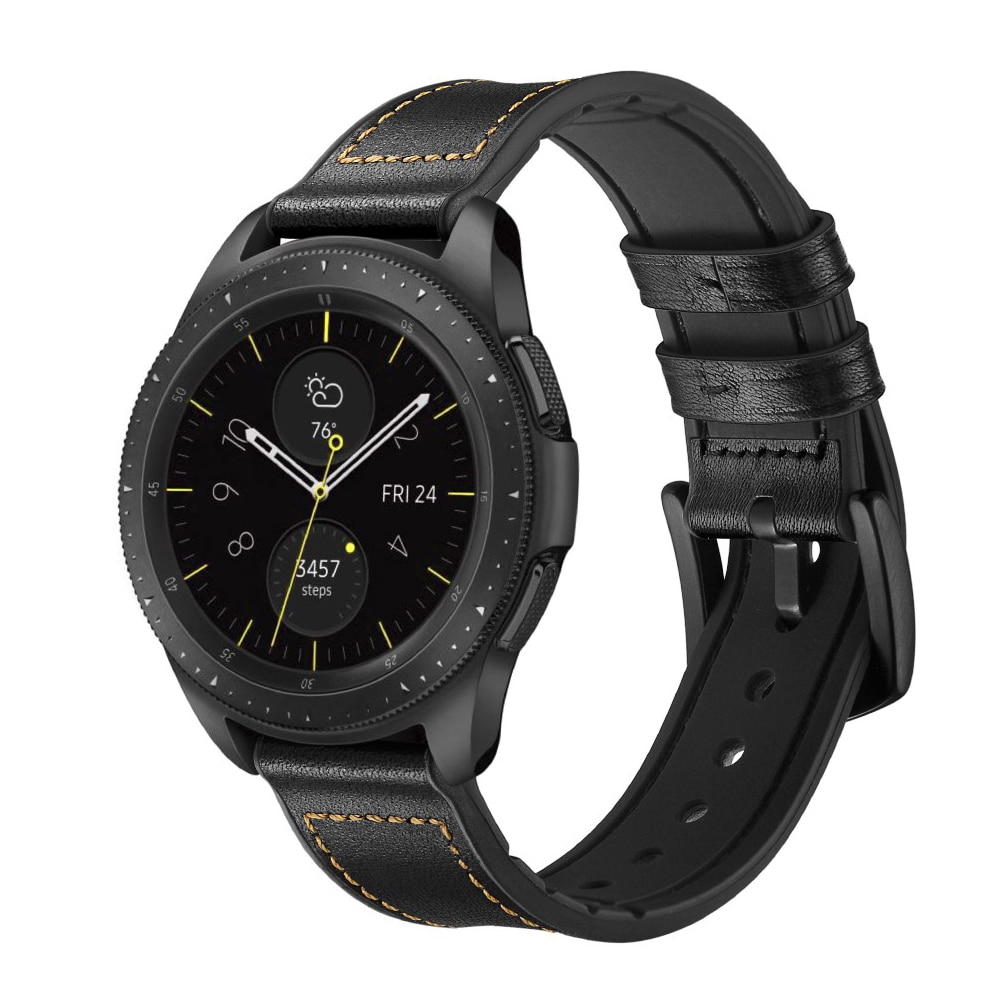 Samsung Galaxy Watch 5 Pro 45mm Premium Leather Band Black