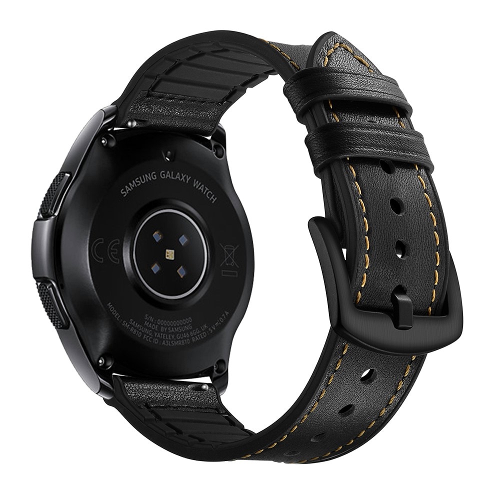 Samsung Galaxy Watch 4 Classic 42mm Premium Leather Band Black