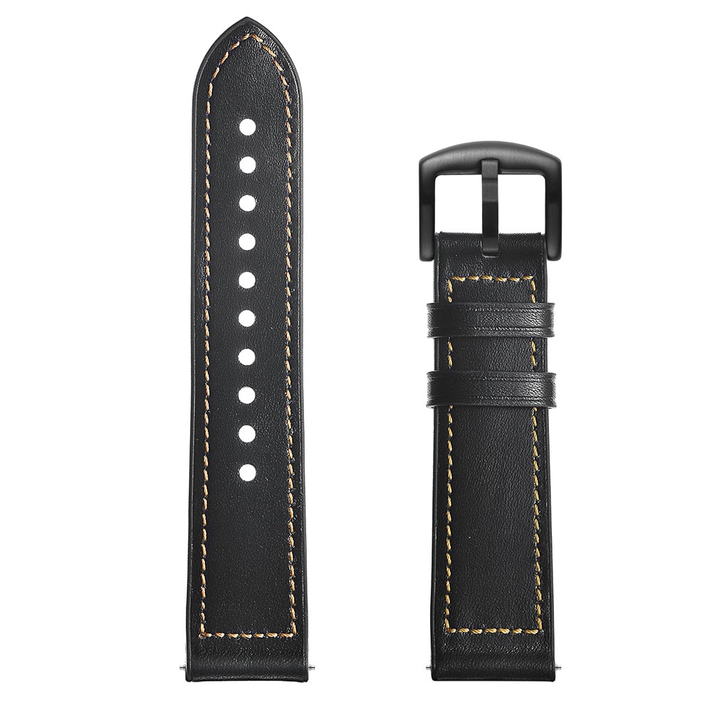 Samsung Galaxy Watch 4 44mm Premium Leather Band Black