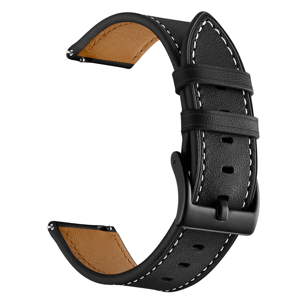Hama Fit Watch 5910 Leather Strap Black
