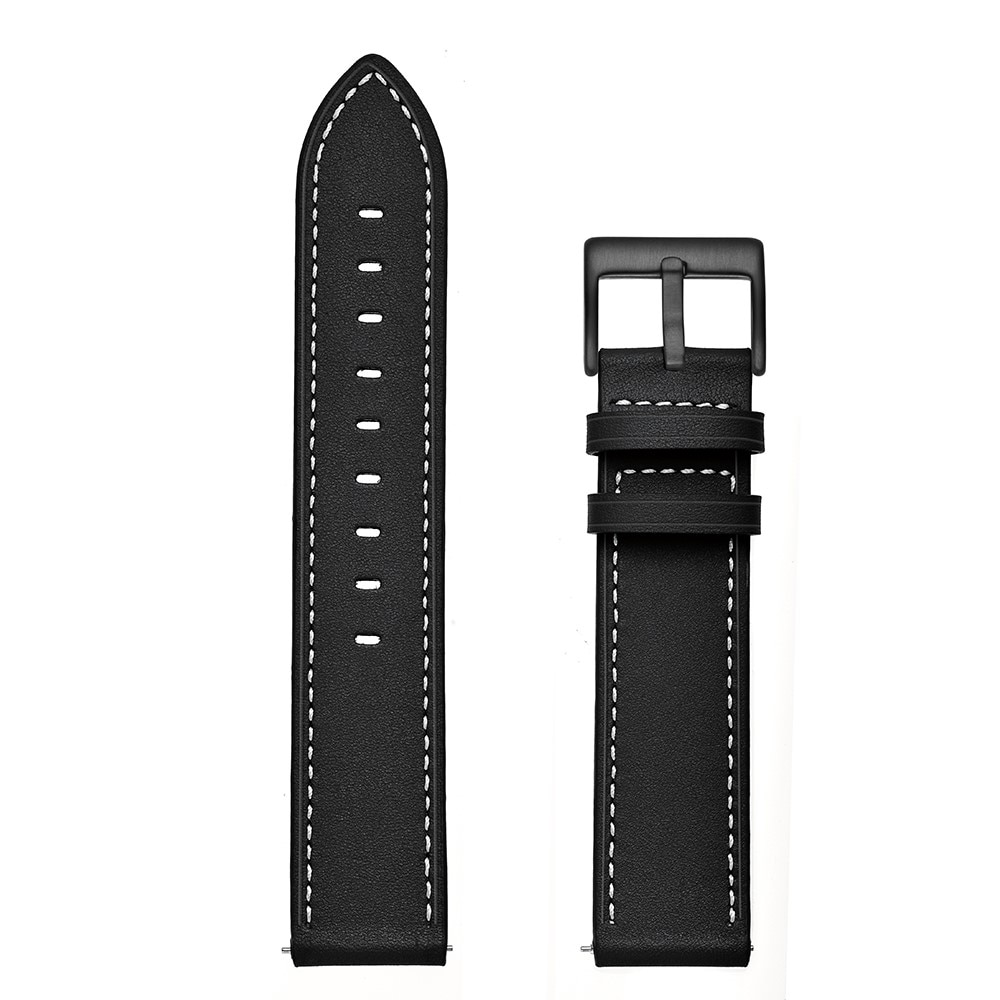 Withings Steel HR 40mm Leather Strap Black