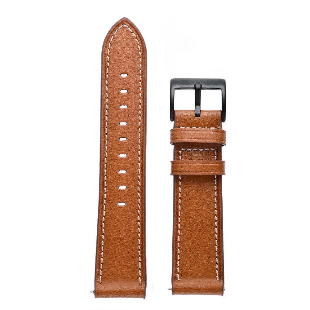 Samsung Galaxy Watch Active 2 44mm Leather Strap Cognac