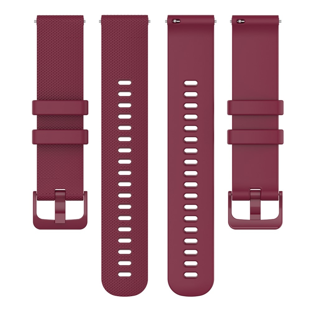 Withings Steel HR 36mm Silicone Band Burgundy