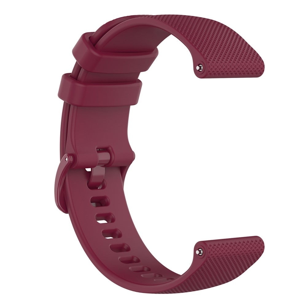 Garmin Vivoactive 4s Silicone Band Burgundy